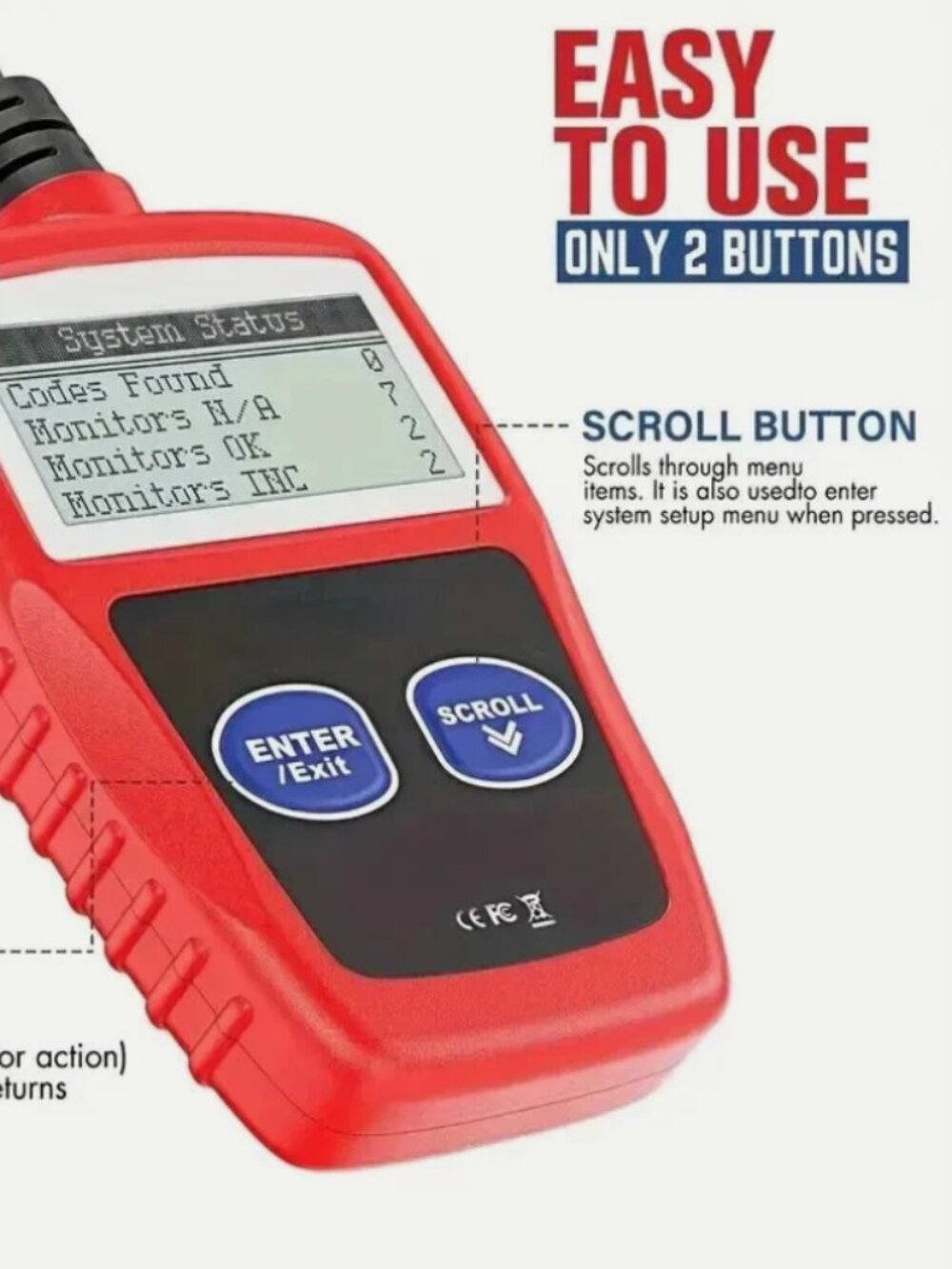 MS309 OBD2 Car Engine Code Reader - Picture 2 of 5